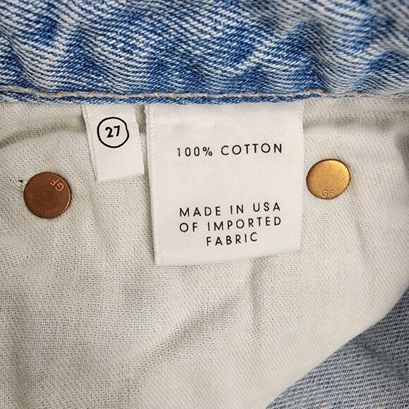 GRLFRND Button Fly Skinny Leg High Rise Distressed Karolina in Live On Size 27 - Picture 4 of 9